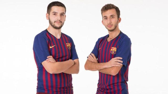 AlexAlguacil y PaUUU24, jugadores del Barça en la eFootball.Pro League / FCB