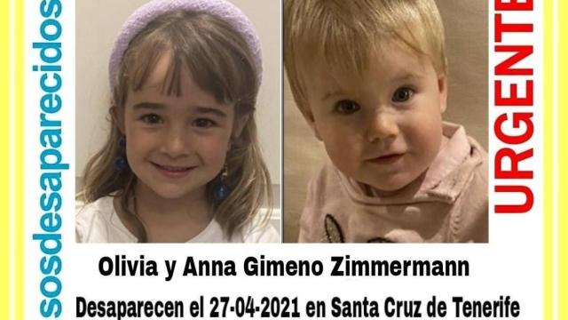 Sigue la búsqueda de Anna y Olivia, dos niñas desaparecidas en Tenerife