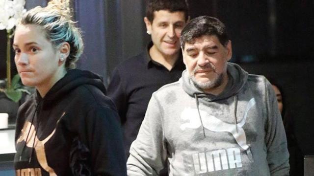 Diego Armando Maradona y su novia, Rocío Oliva / EUROPA PRESS
