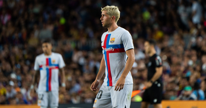 Sergi Roberto, contra el Manchester City / LUIS MIGUEL AÑÓN (CULEMANIA)