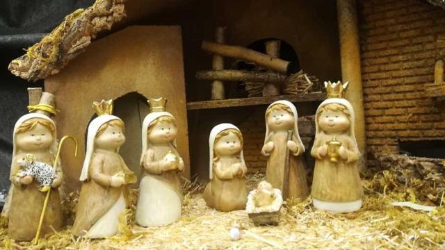 Un pesebre compuesto solamente por mujeres en una tienda de Leroy Merlin / CG