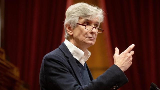 El 'conseller' de Salud, Josep Maria Argimon, en el Parlament / EUROPA PRESS