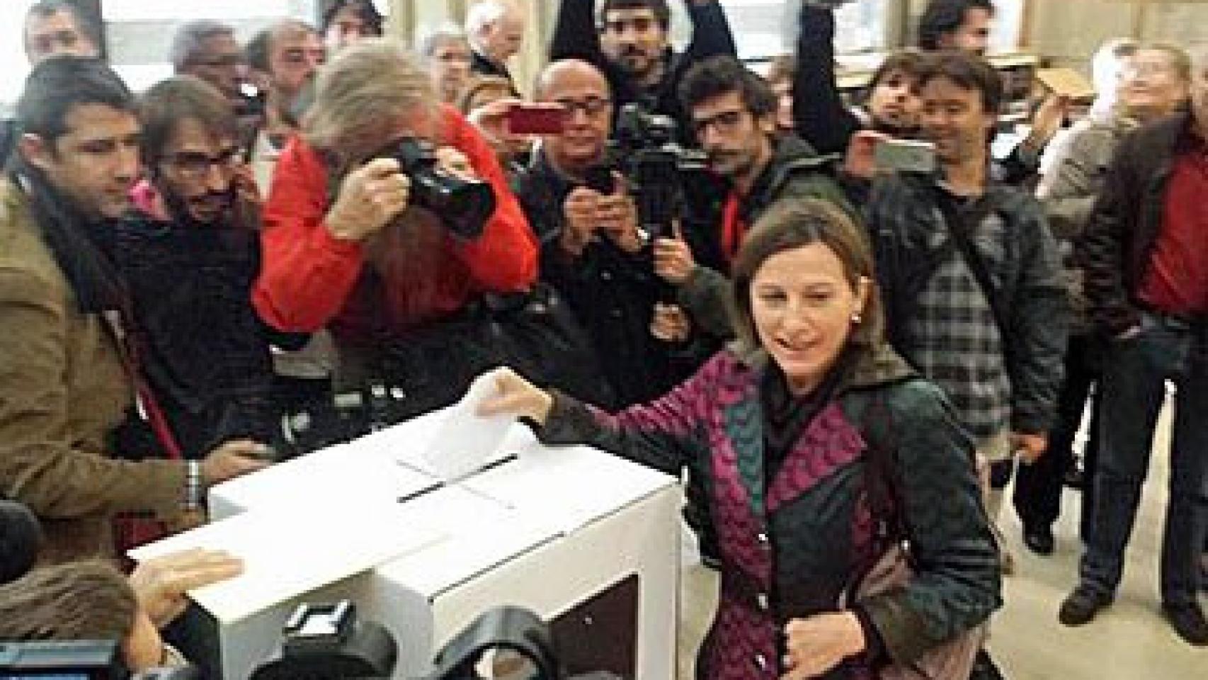 La presidenta de la ANC, Carme Forcadell