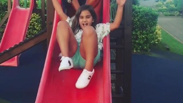 La foto  de los zapatos en la fiesta de su cumpleaños