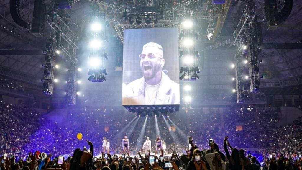 Maluma en su concierto en el Palau Sant Jordi (Barcelona) / LUIS MIGUEL AÑÓN (CG)