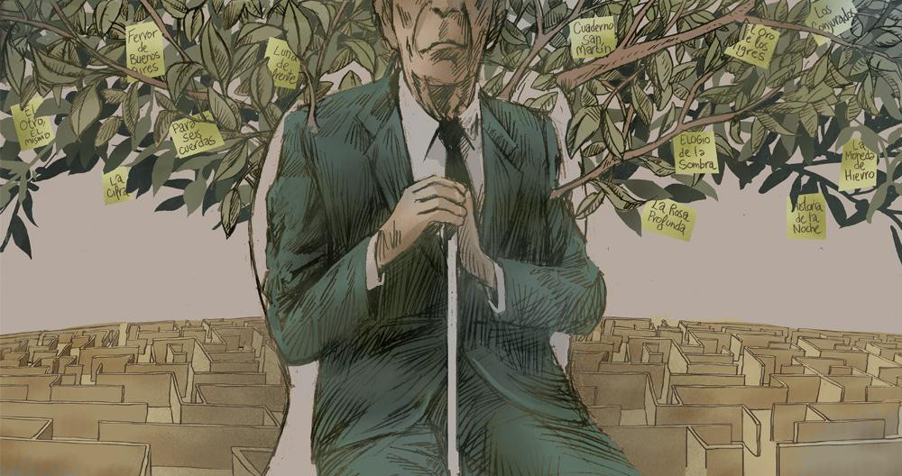 El escritor Jorge Luis Borges / DANIEL ROSELL