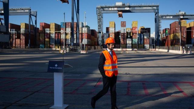 El presidente del Puerto de Barcelona, Damià Calvet / EP