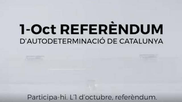 La Generalitat lanza el spot ampliado en el que anima a participar en el referéndum