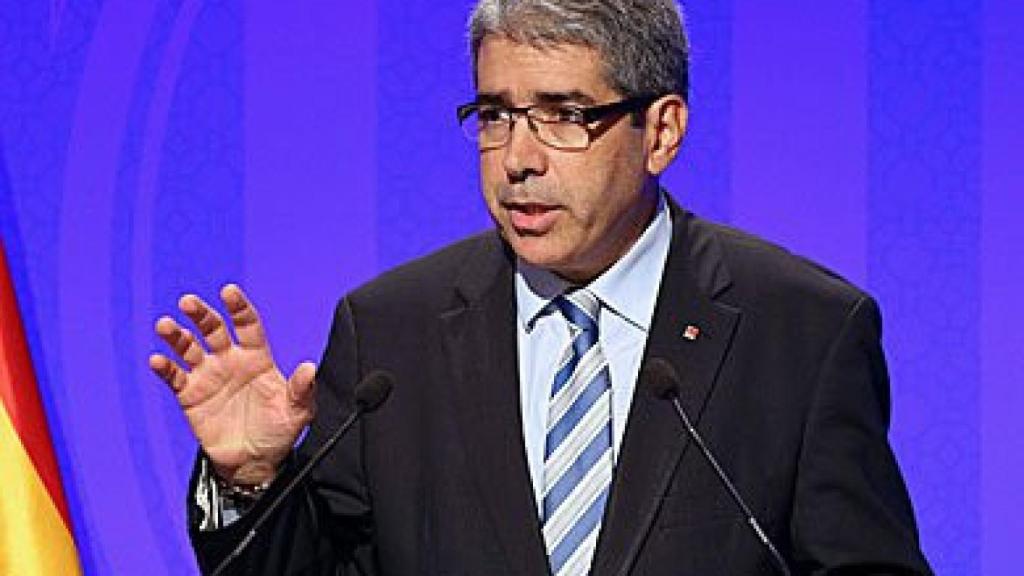 El consejero de la Presidencia y portavoz de la Generalidad, Francesc Homs