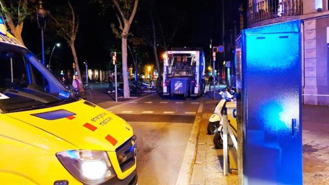 Lugar donde murió Pujan Koirala, el repartidor o 'rider' de Glovo / CG