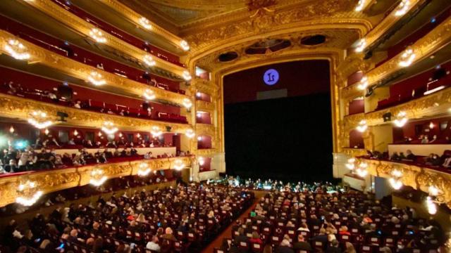 Una obra en el Gran Teatre del Liceu de Barcelona, durante la pandemia / EP