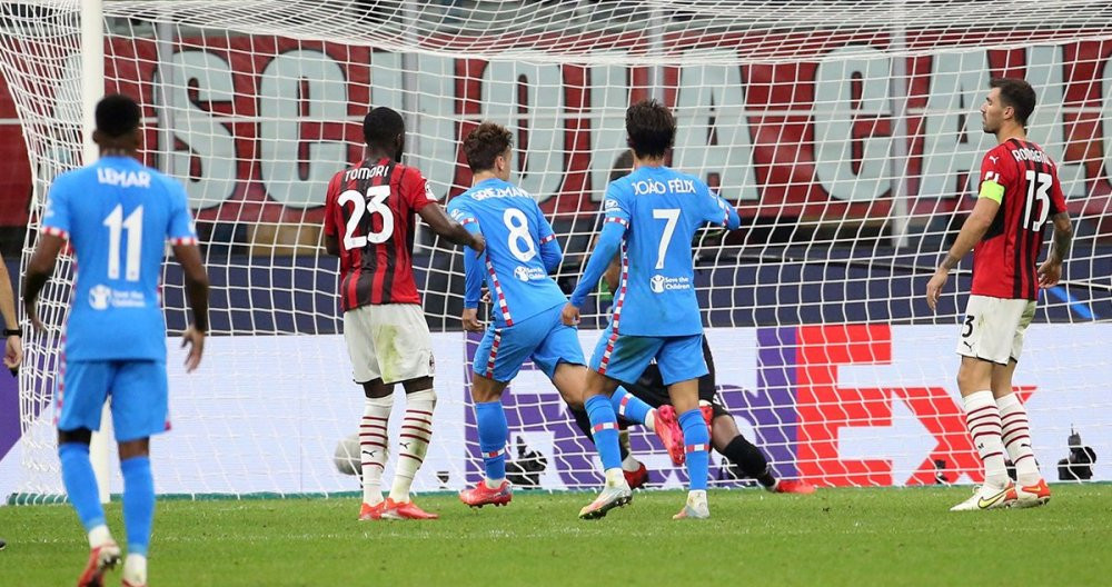 El primer gol de Griezmann en su vuelta al Atlético de Madrid / EFE