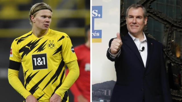 Haaland y Rousaud en un fotomontaje / Culemanía