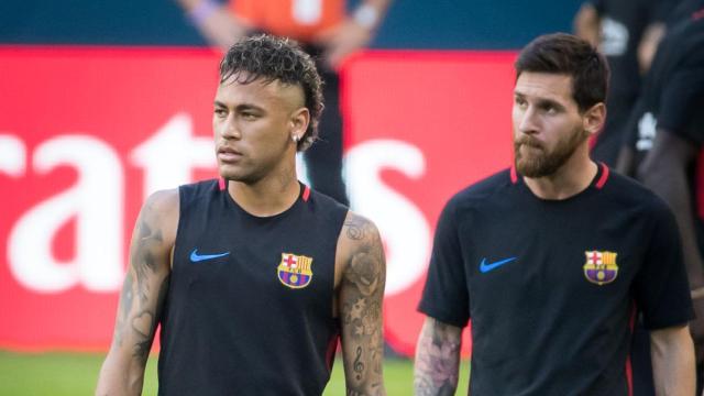 Neymar Junior y Leo Messi en una imagen de archivo / EFE
