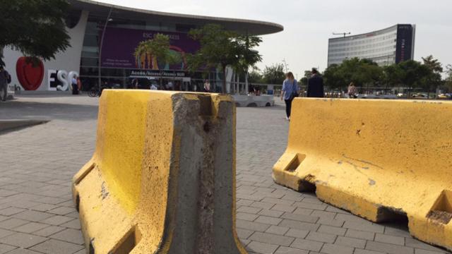 Barreras físicas ante el ESC Congress 2017, el congreso de la Sociedad Europea de Cardiología / CG