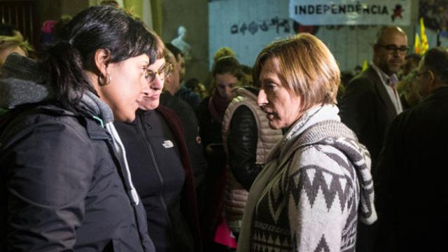 La presidenta del Parlament, Carme Forcadell, en un acto reivindicativo anterior / EFE