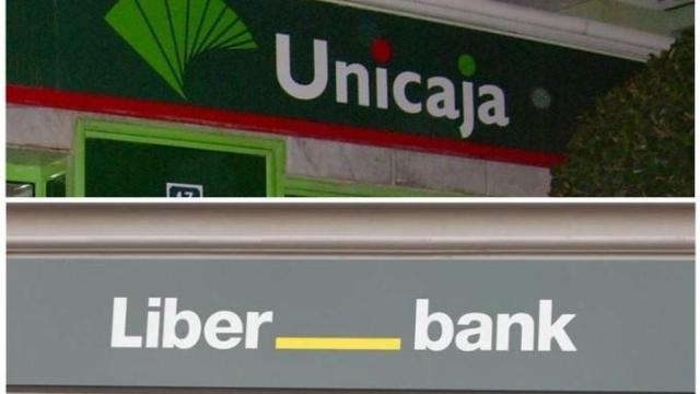 Las sucursales Unicaja y Liberbank