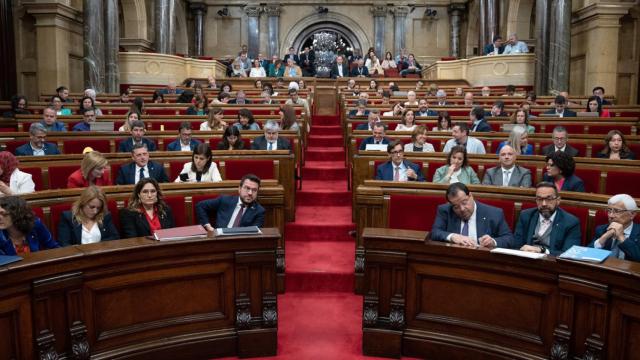El pleno del Parlament este miércoles / DAVID ZORRAKINO - EUROPA PRESS
