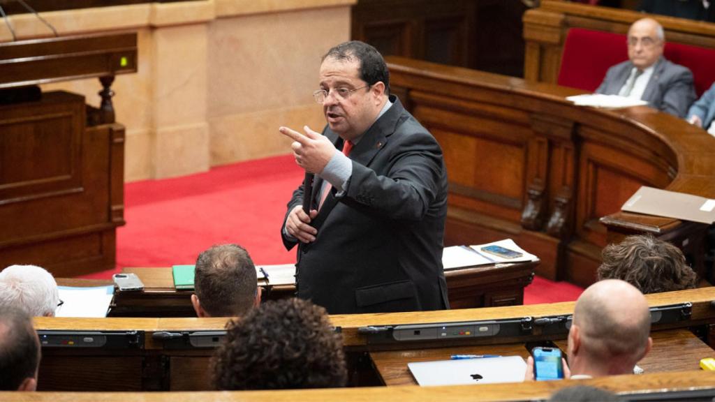 Joan Ignasi Elena, consejero catalán de Interior, en el Parlament / EP