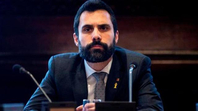 El presidente del Parlament, Roger Torrent, y dirigente de ERC en una imagen de archivo / EFE