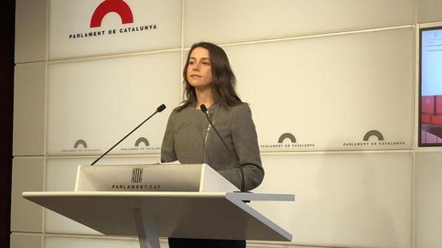 La líder catalana de Ciudadanos Inés Arrimadas ha valorado las negociaciones para formar gobierno en Andalucía / CG