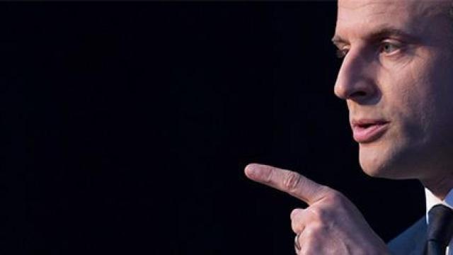 El candidato centrista Emmanuel Macron en una imagen de archivo / EFE