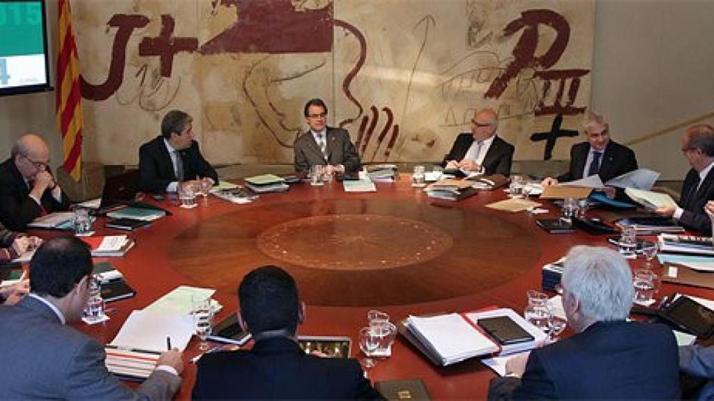 Reunión semanal del Gobierno autonómico en la que se aprueba el presupuesto de la Generalidad para 2014