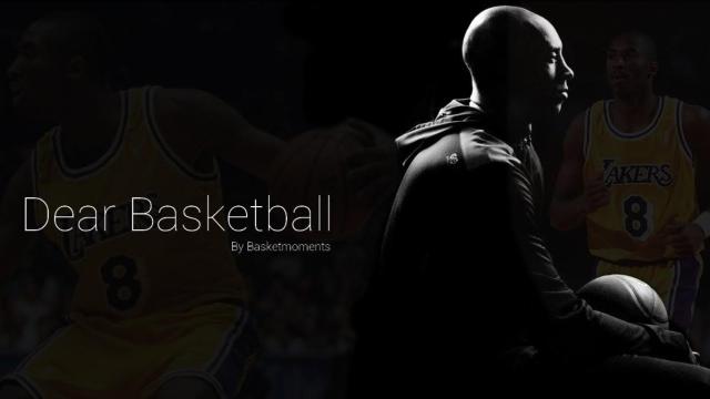 Cartel del corto de animación nominado para los Óscar 'Dear Basketball', de Kobe Bryant. El cine encuentra en el deporte una oportunidad de negocio / YOUTUBE