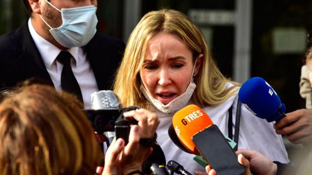 Ángela Dobrowolski, a la salida del juzgado /EP