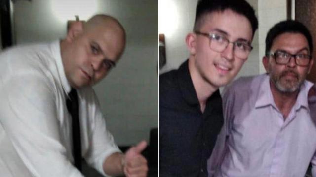 Varias personas posan junto al cuerpo sin vida de Maradona / TWITTER