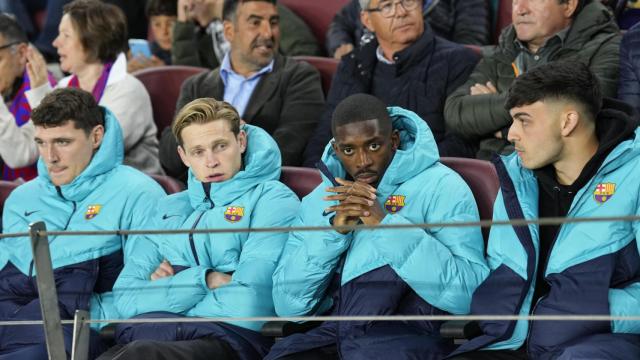Los lesionados del Barça en el clásico: Christensen, De Jong, Dembelé y Pedri / EFE