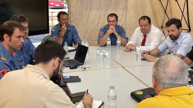 El 'conseller' de Interior, Joan Ignasi Elena', en una reunión en Bellaterra / INTERIOR