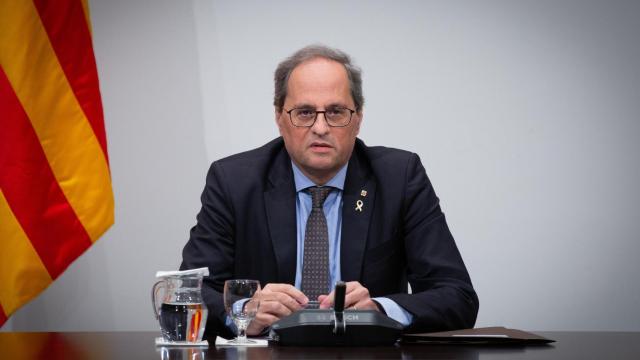 Quim Torra, presidente de la Generalitat de Cataluña, objetivo de escarnio en Le Monde / EP