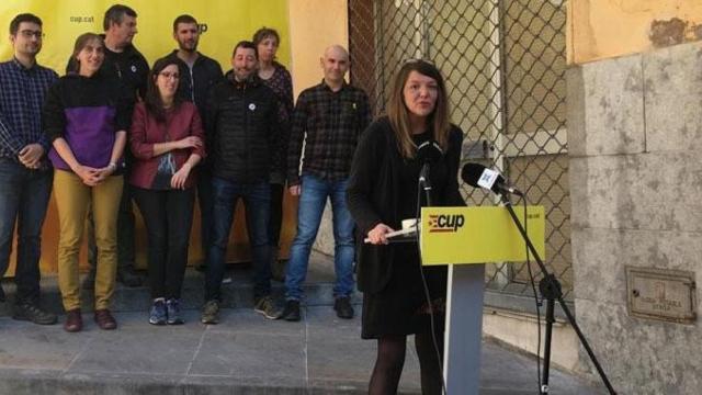 La alcaldesa inhabilitada de la CUP Montse Venturós, que vuelve a presentarse a las elecciones / CUP BERGA