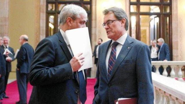 Germà Gordó y Artur Mas
