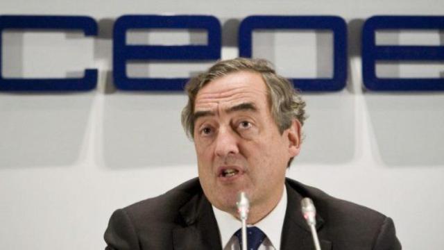 El presidente de la CEOE, Juan Rosell, en una imagen de archivo / EFE