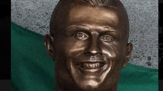 El busto de Cristiano Ronaldo desata las burlas