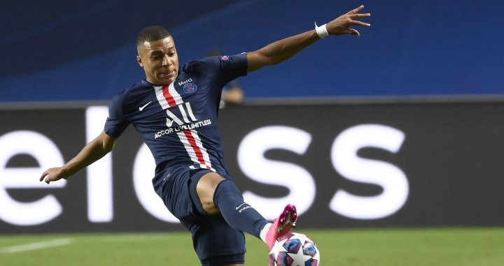 Mbappé en la final de la Champions / EFE