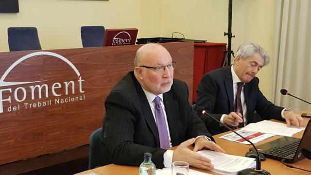 El presidente de la comisión de economía y finanzas de Foment del Treball, Salvador Guillermo / TWITTER