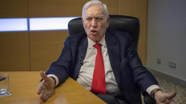 José Manuel García-Margallo, en la entrevista con 'Crónica Global' / LENA PRIETO