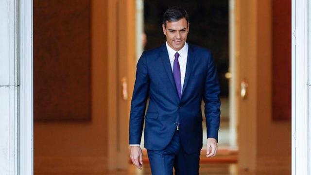 El presidente del Gobierno, Pedro Sánchez, en la Moncloa / EFE