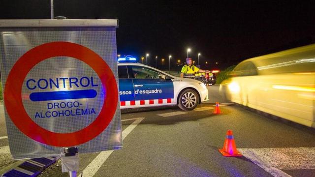 Control policial en carretera / MOSSOS