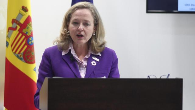 La vicepresidenta económica del Gobierno y ministra de Economía y Empresa, Nadia Calviño, aspira a presidir el Eurogrupo / EP