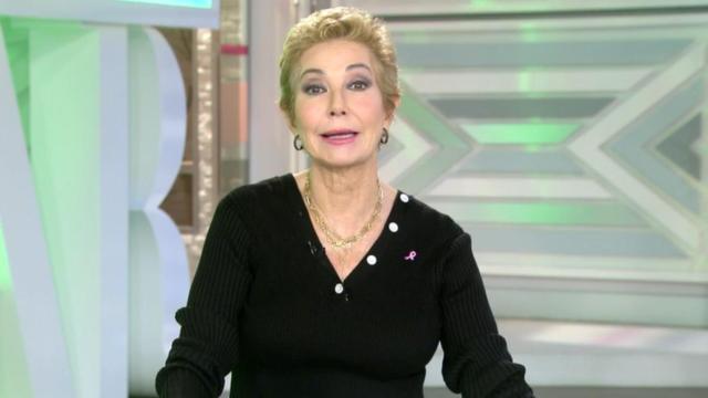 Ana Rosa Quintana luche un lazo rosa por el Día Internacional contra el cáncer de mama / MEDIASET