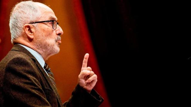 El Síndic de Greuges, Rafael Ribó, durante una comparecencia en el Parlamento catalán / EFE