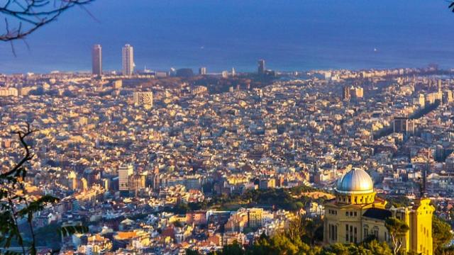Vistas de Barcelona, la capital de Cataluña