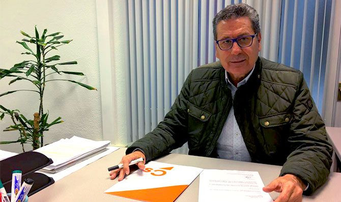 El portavoz de Ciudadanos de L'Hospitalet, Miguel García / CG