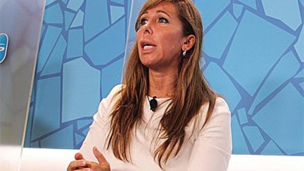 Alicia Sánchez-Camacho, en un acto reciente del PP catalán