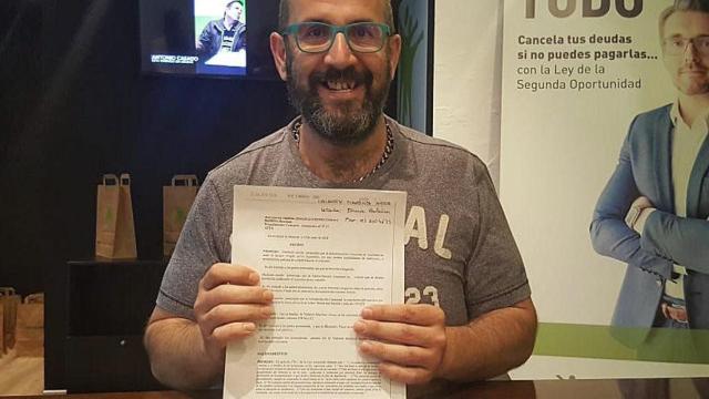 Valentín Martínez, beneficiado por un juzgado de Manresa que le libera de su deuda
