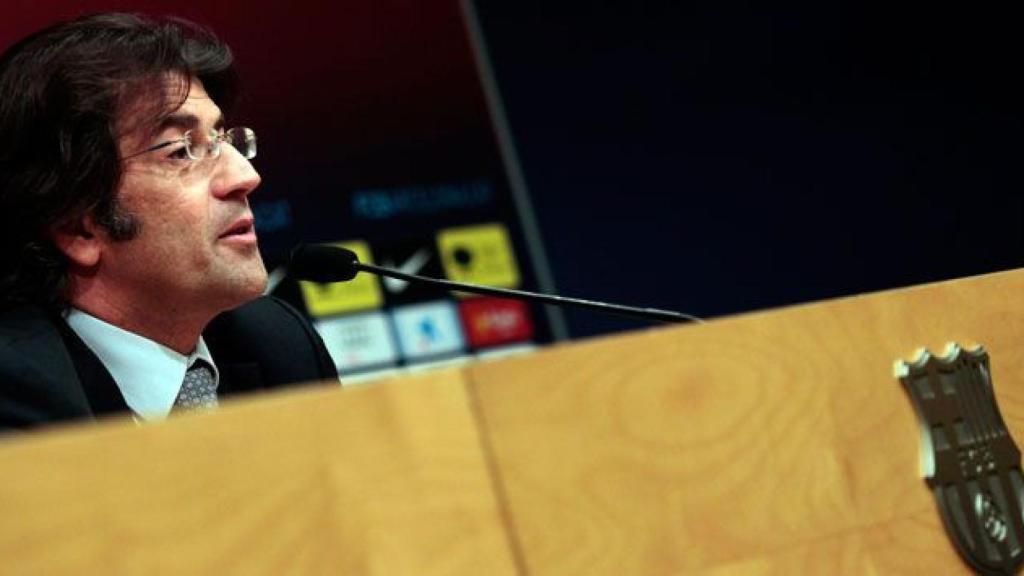 Toni Freixa, durante su etapa de directivo del FC Barcelona / EFE
